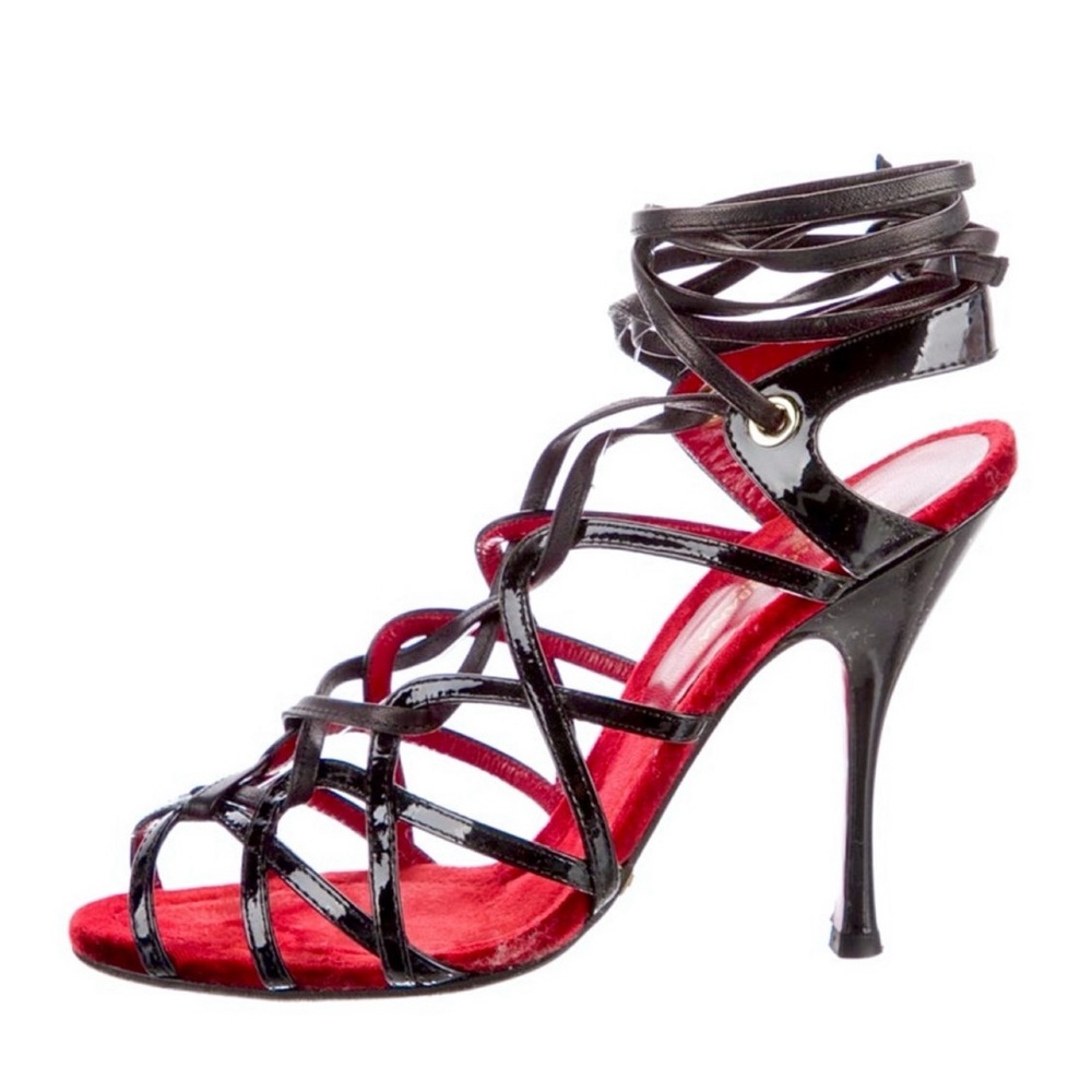 Dolce&Gabbana Strappy Runway Heels